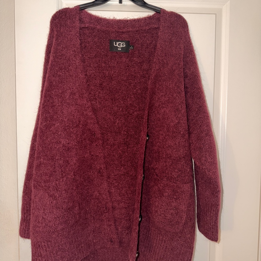 UGG Women's Deep Red Cardigan